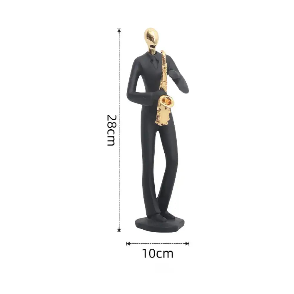 Nordic Art Dancing Couple Resin Figure Ornaments Figurines