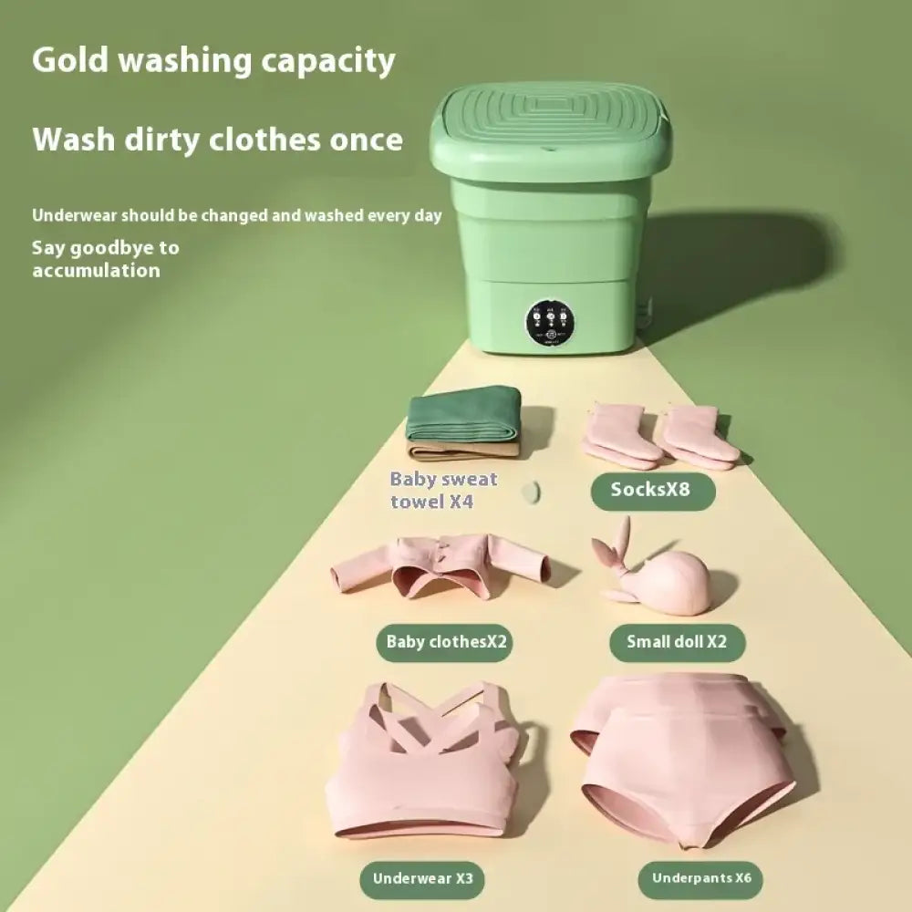 Portable Folding Washing Machine Bucket
