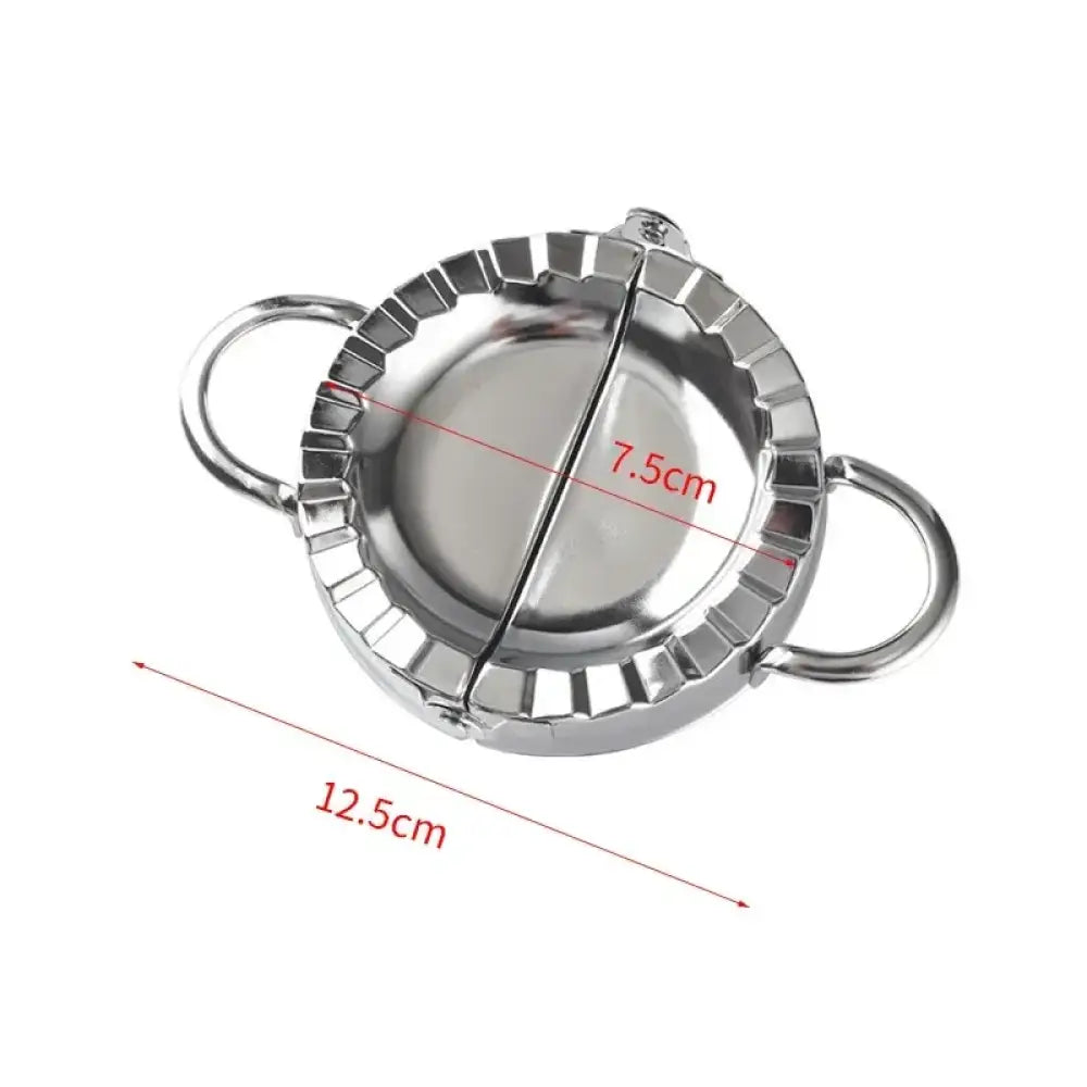 Stainless Steel Dumpling Maker Press Ravioli, Pierogi & Pastry Wrapper Mold for Easy Kitchen Prep