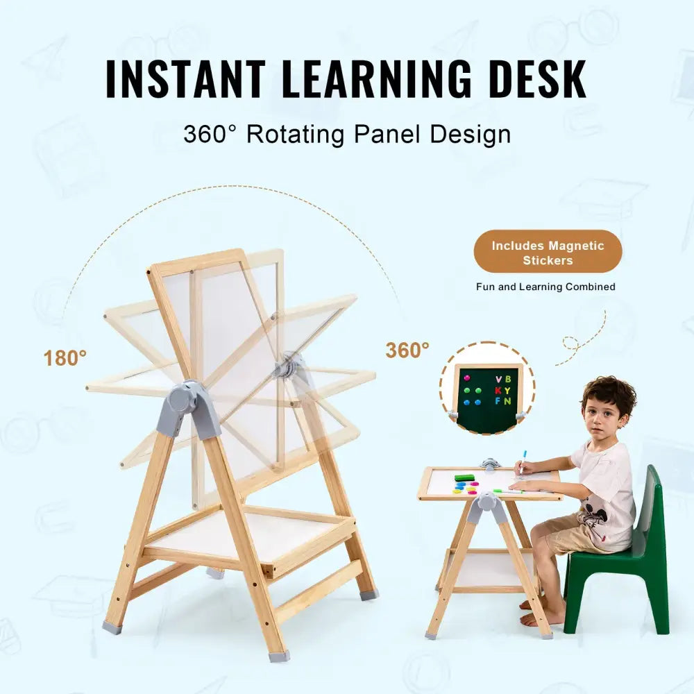 Standing Magnetic Drawing Board WordPad Art Easel – Educational Painting Toy for Kids