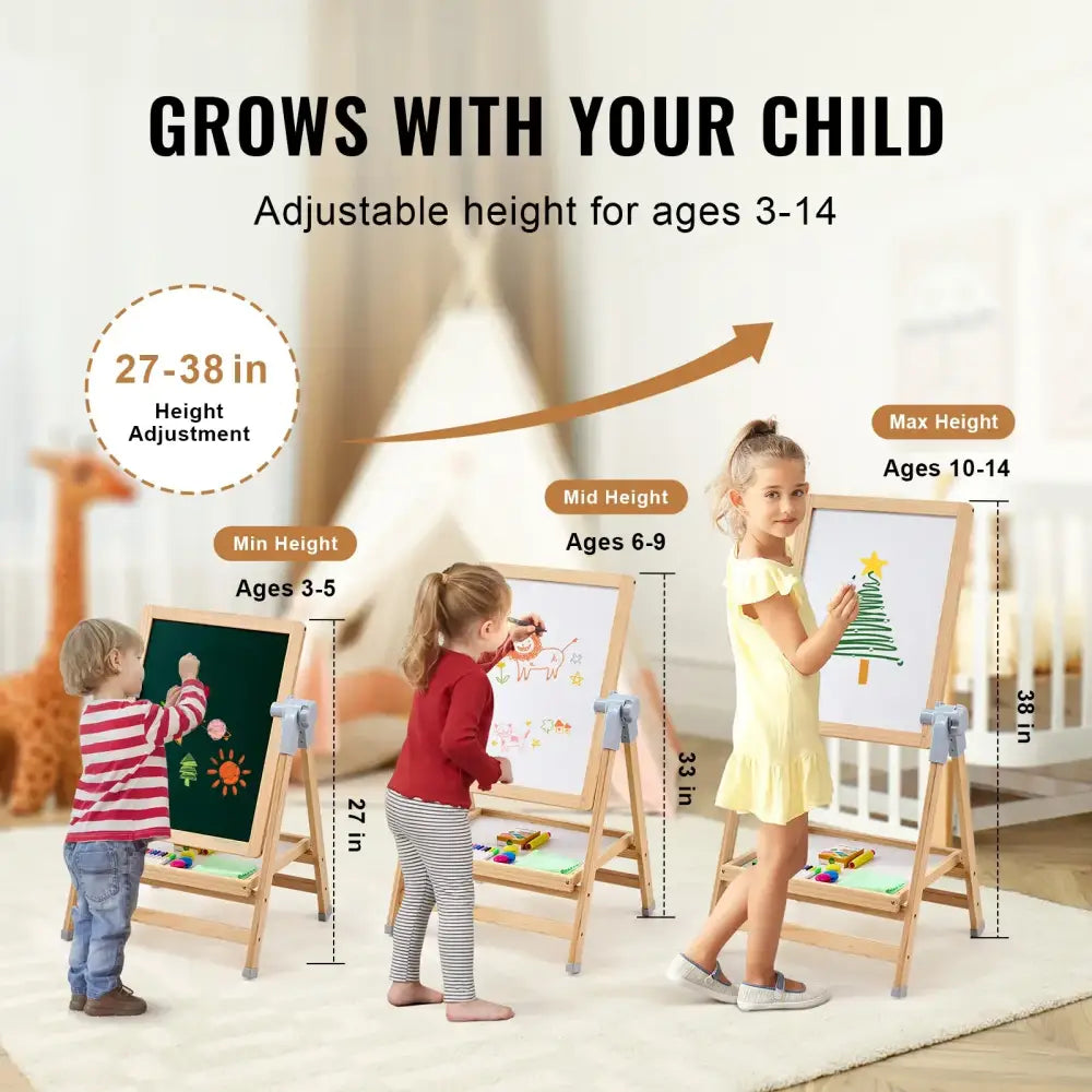 Standing Magnetic Drawing Board WordPad Art Easel – Educational Painting Toy for Kids