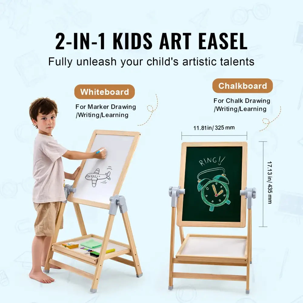 Standing Magnetic Drawing Board WordPad Art Easel – Educational Painting Toy for Kids