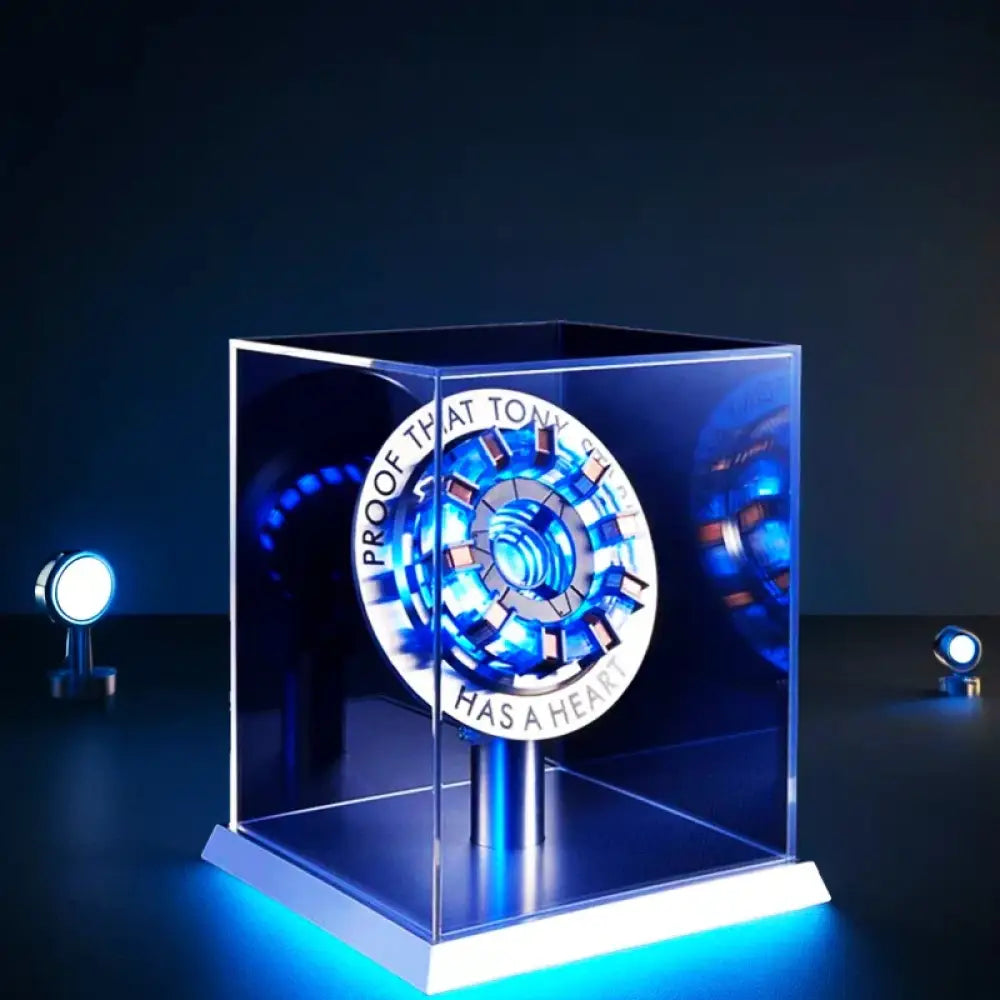 Stark Arc Reactor Metal Alloy USB LED Lamp Voice Control PVD 18cm Collectible