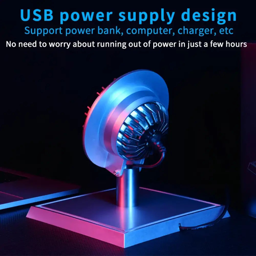 Stark MK1 Metal Alloy USB LED Lamp Voice Control, PVD Surface, 18cm Arc Reactor Model