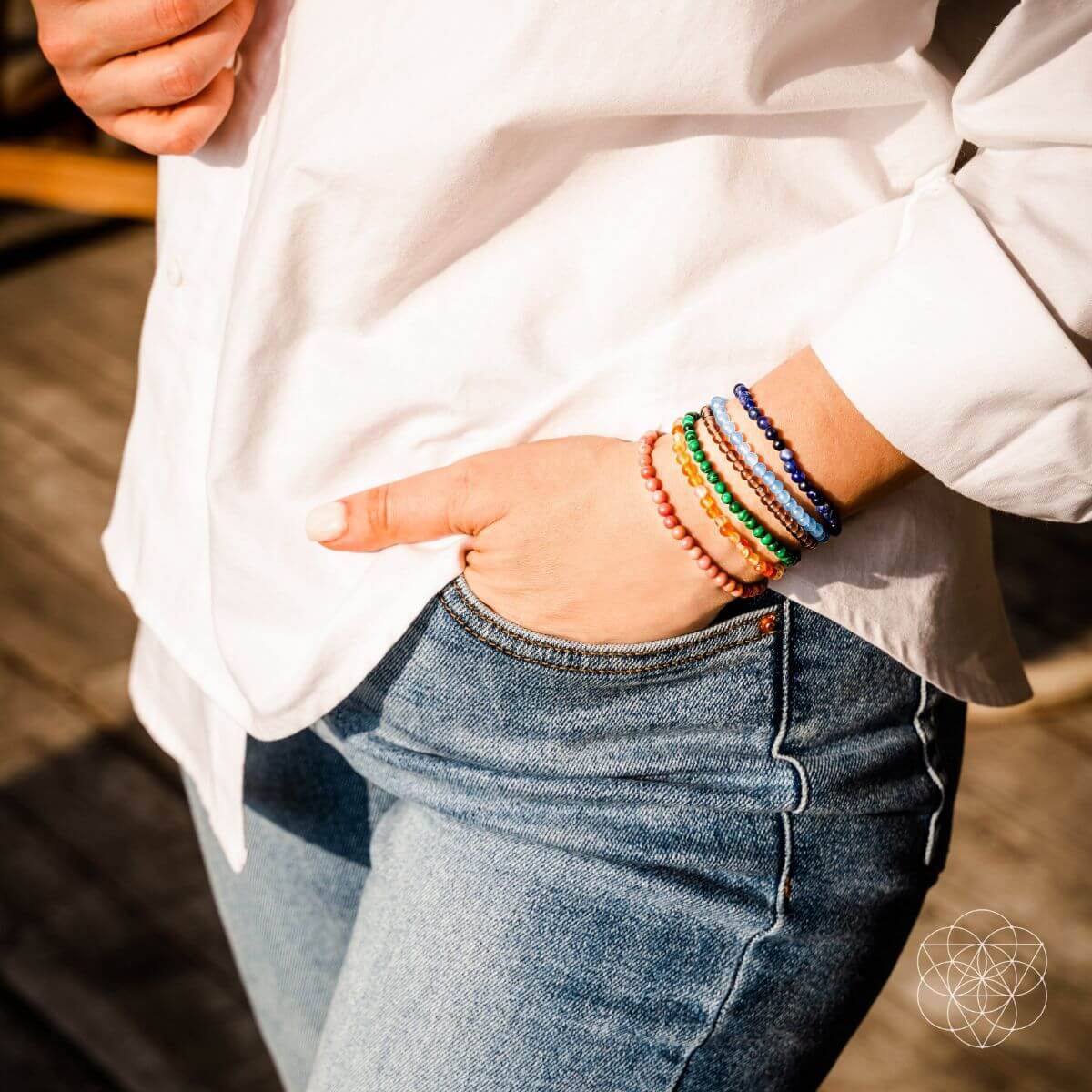 Das Chakra-Balancierende-Armband-Set