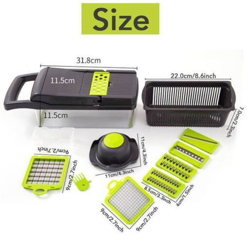 Thin Vegetable Mandoline Slicer Adustable Safe Cutter Machine