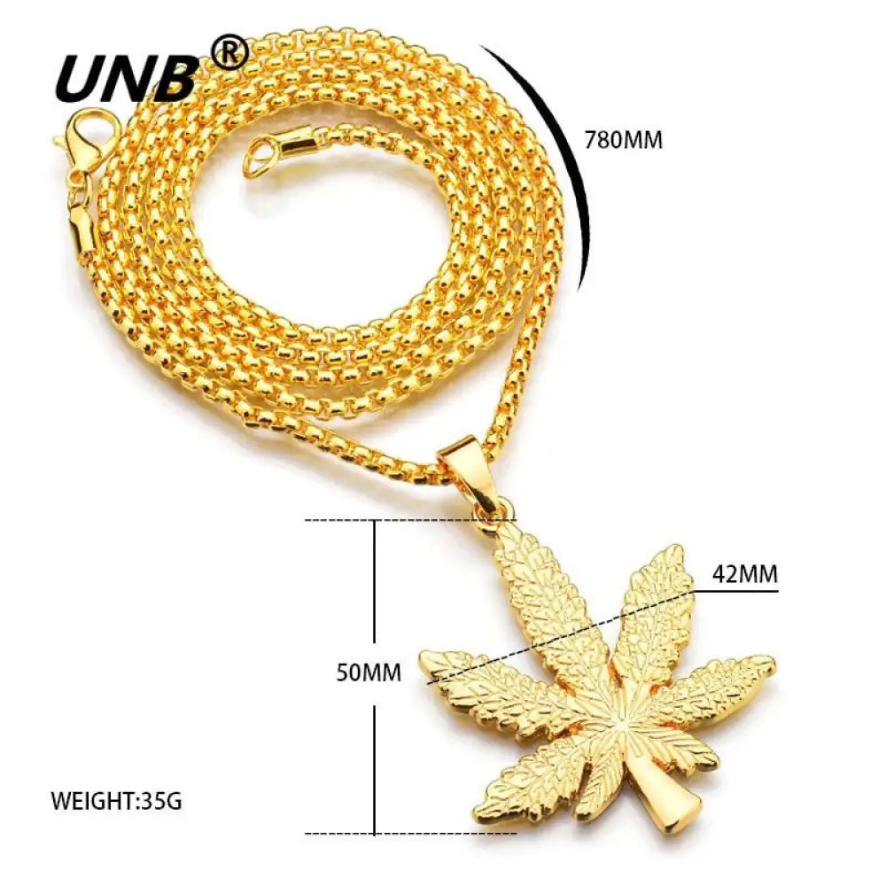 Top Tree Leaf Necklace and Pendant