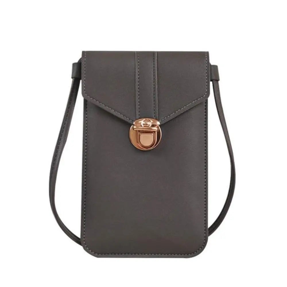 Touchscreen PU Leather Mobile Phone Purse
