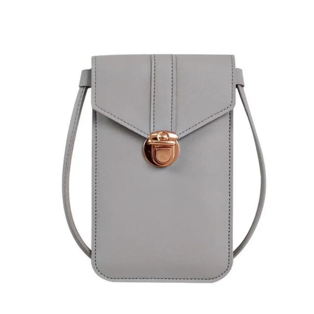 Touchscreen PU Leather Mobile Phone Purse