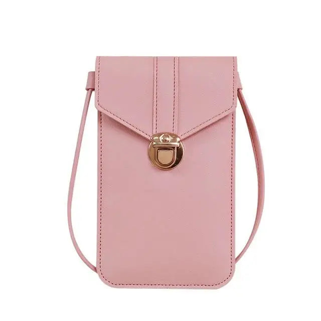Touchscreen PU Leather Mobile Phone Purse