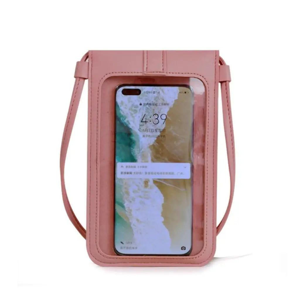 Touchscreen PU Leather Mobile Phone Purse