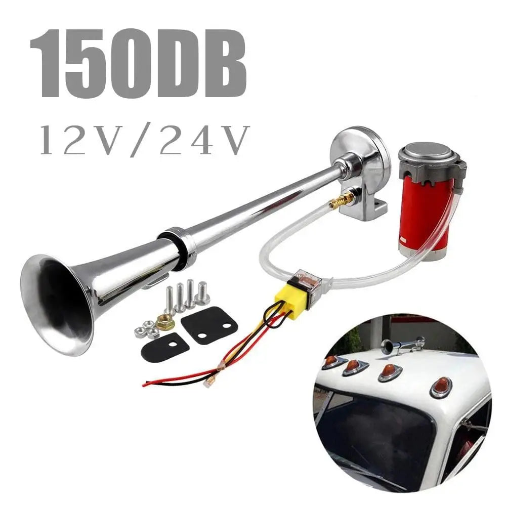 Train Horn kit For Trucks, Cars, SUVs, Boats, Motorcycles