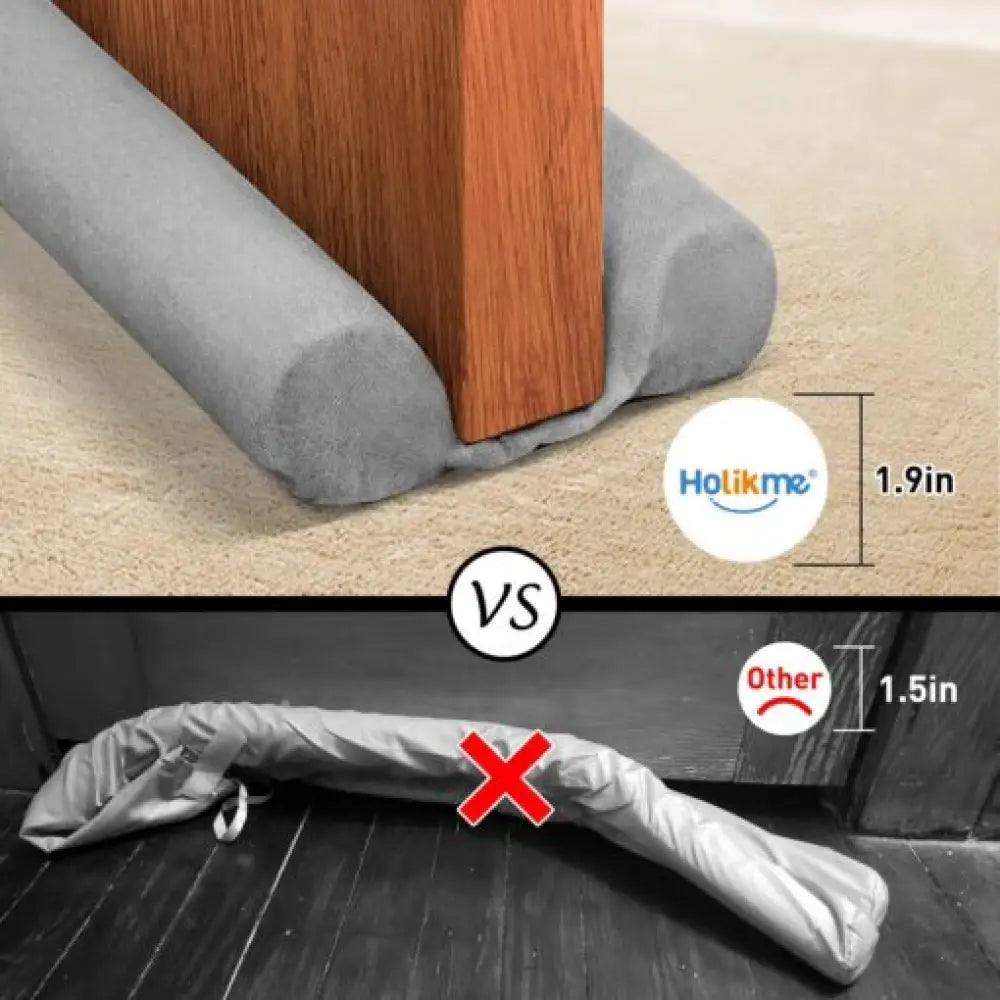 Twin Door Draft Stopper Stripping Window Breeze Blocker
