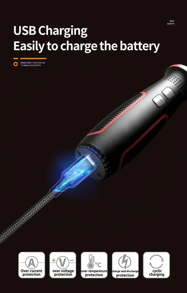 USB Rechargeable Electric Screwdriver