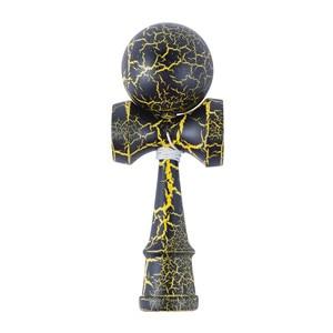 Wooden Kendama Toy – Crack Design Beech Wood Ball Game for Kids & Adults, Outdoor Skill Sports Toy