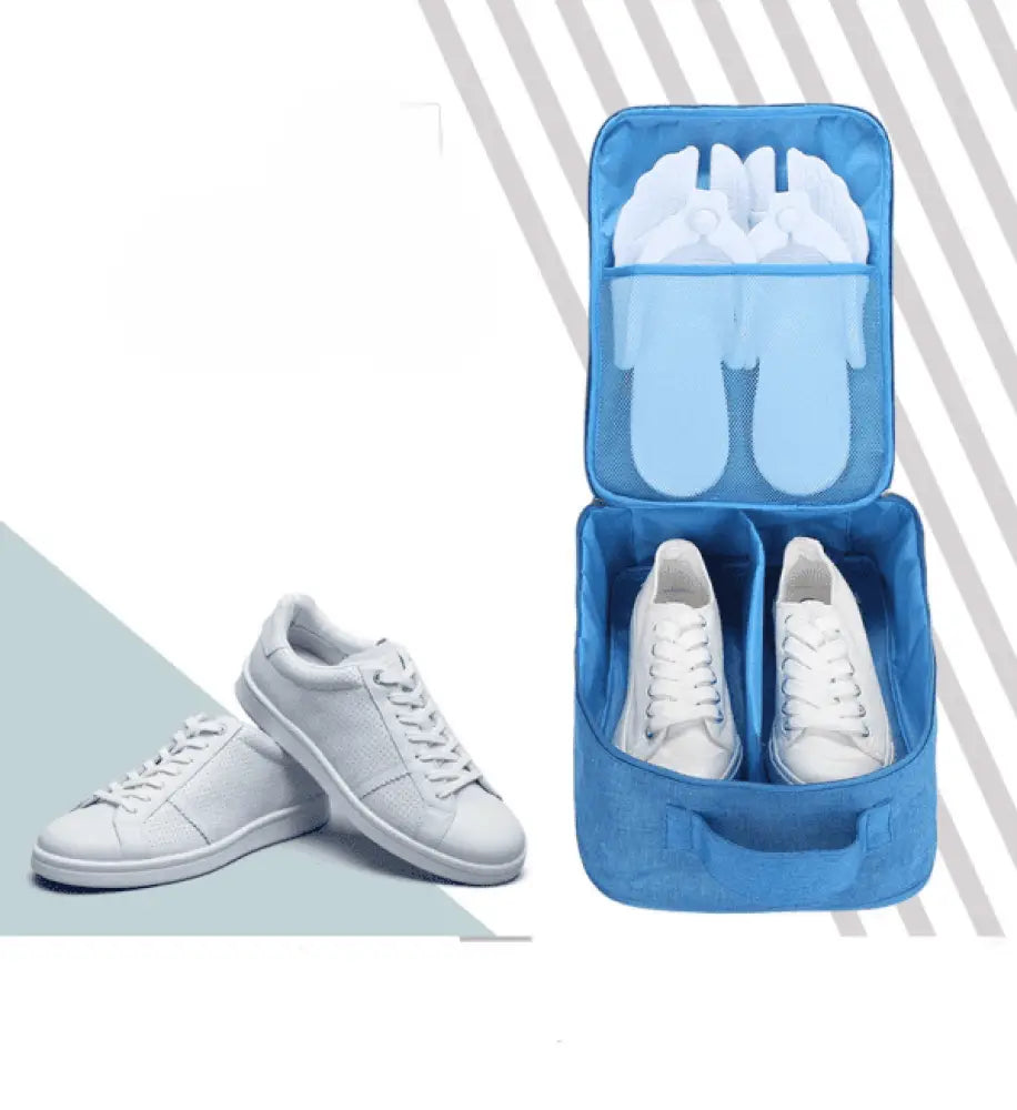 Waterproof Foldable Travel Shoe Bag – 3-in-1, 6 Colors, 29cm