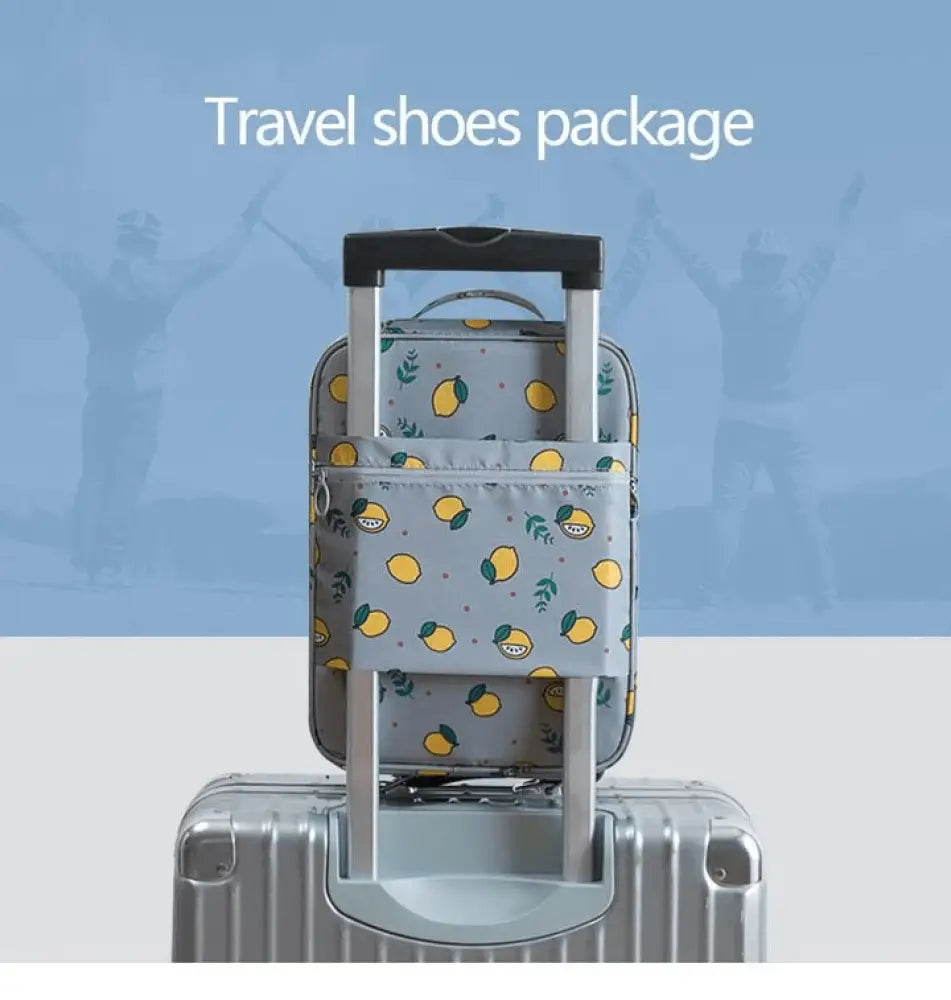 Waterproof Foldable Travel Shoe Bag – 3-in-1, 6 Colors, 29cm