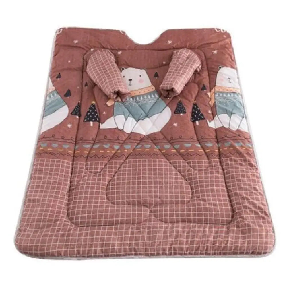 Wearable Weighted Blanket with Sleeves