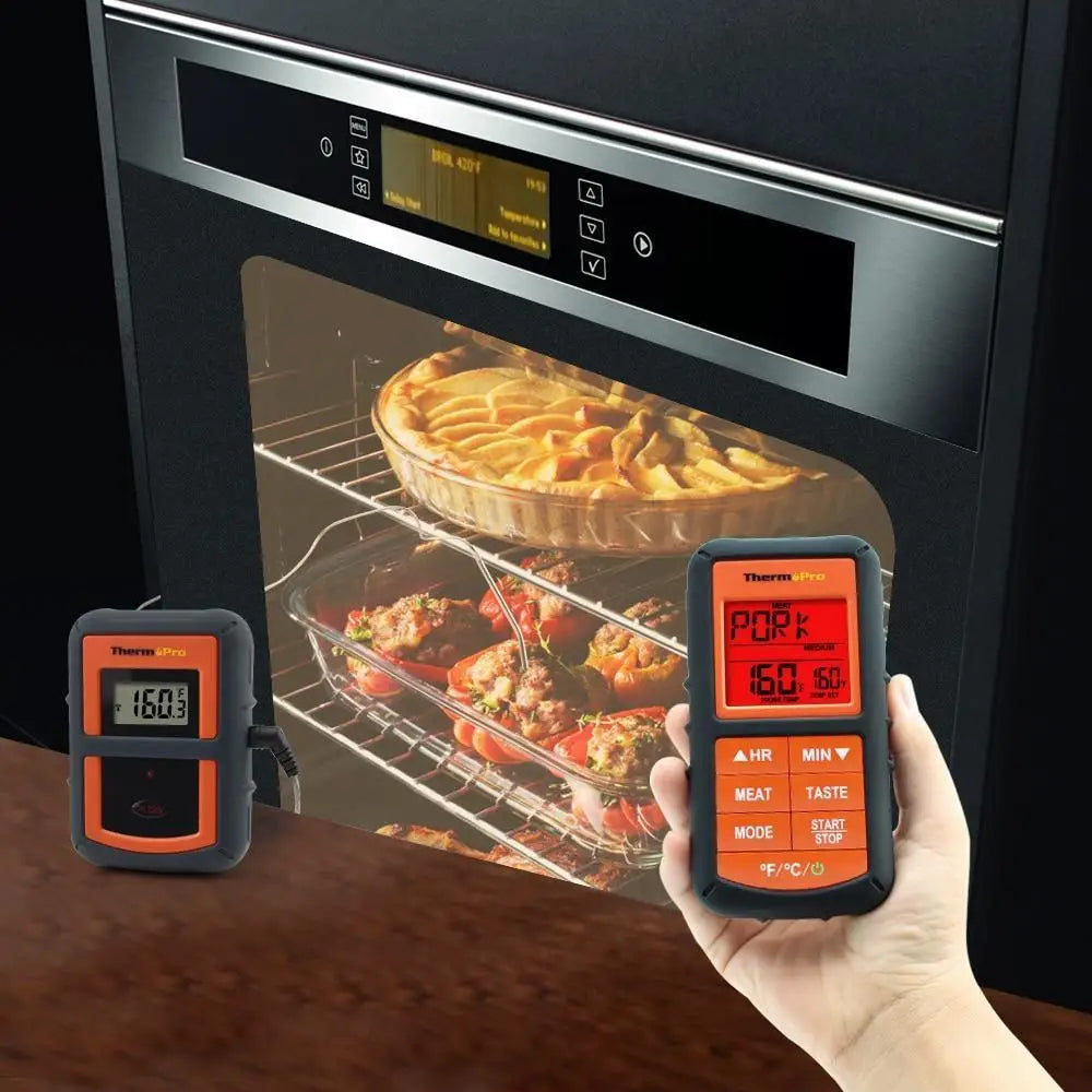 Wireless BBQ Meat Thermometer Digital Cooking Thermometer with Probe