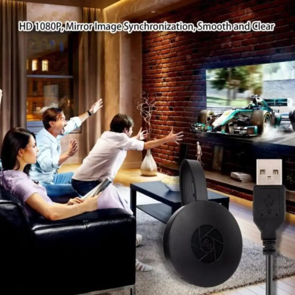 Wireless HDMI TV Receiver – Portable 1080P Display Dongle