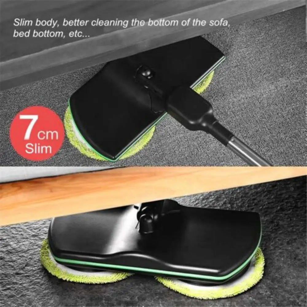 Wireless Rotary Electric Mop – 360° Spin Floor Cleaner