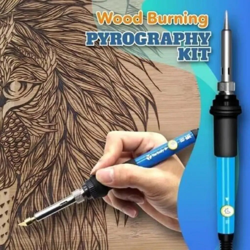 42-Piece Wood Burning Pyrography Kit – Beginner to Pro