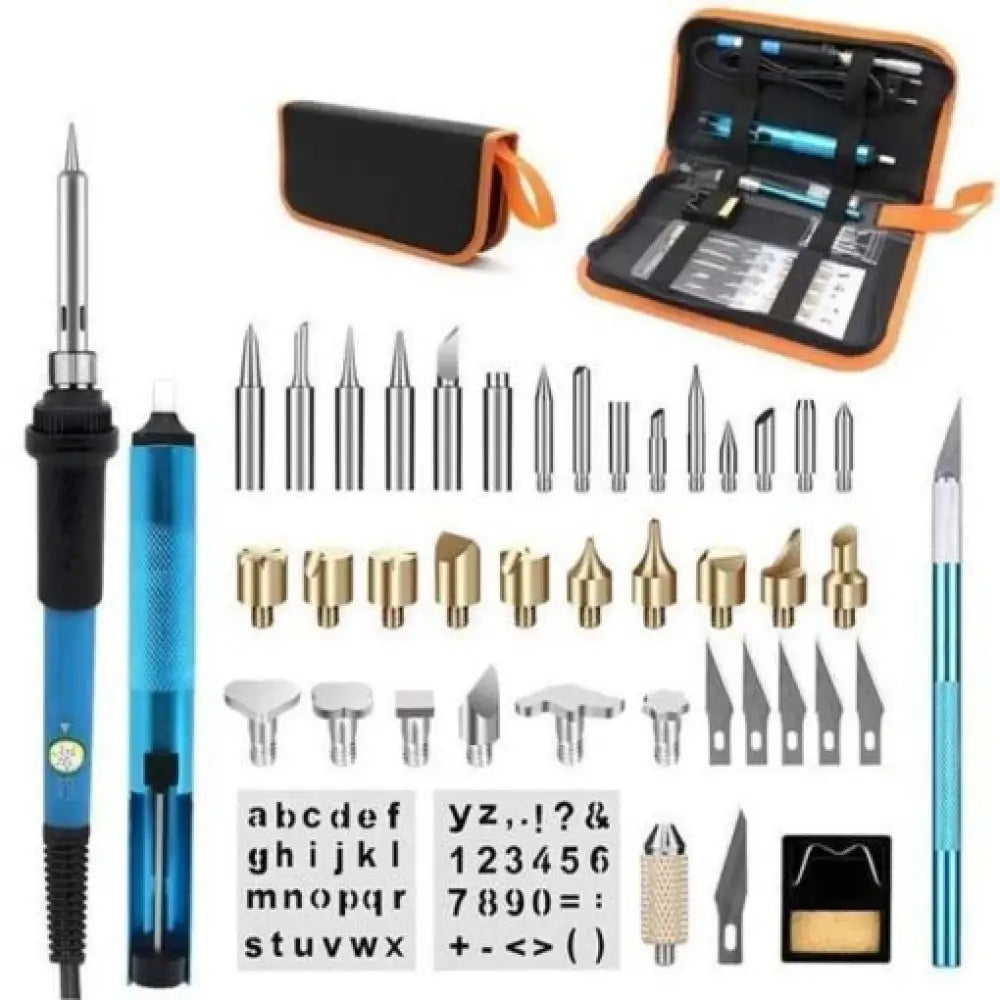 42-Piece Wood Burning Pyrography Kit – Beginner to Pro