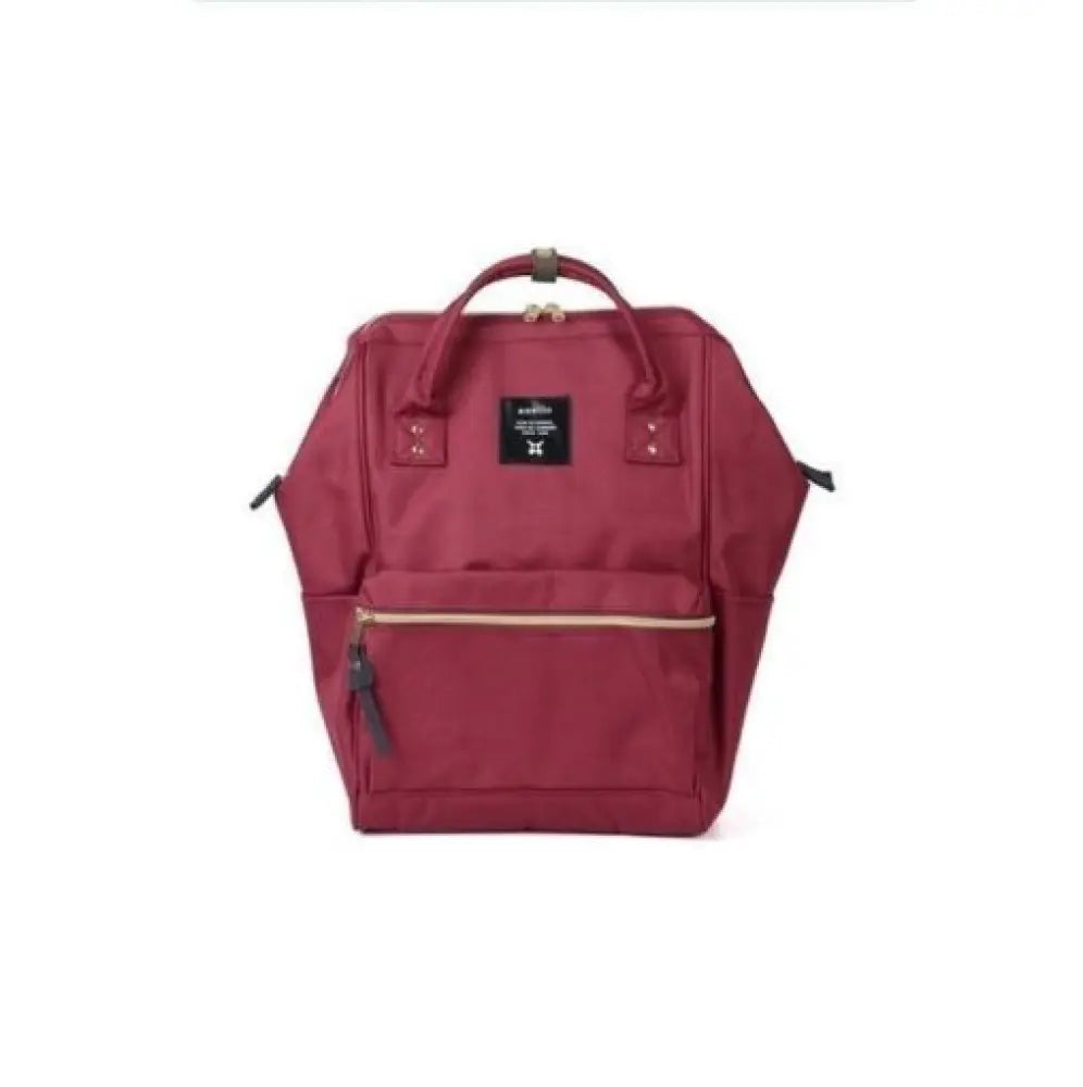 Zipper Rucksack Backpack – Lightweight Canvas Bag 10 Colors 15in