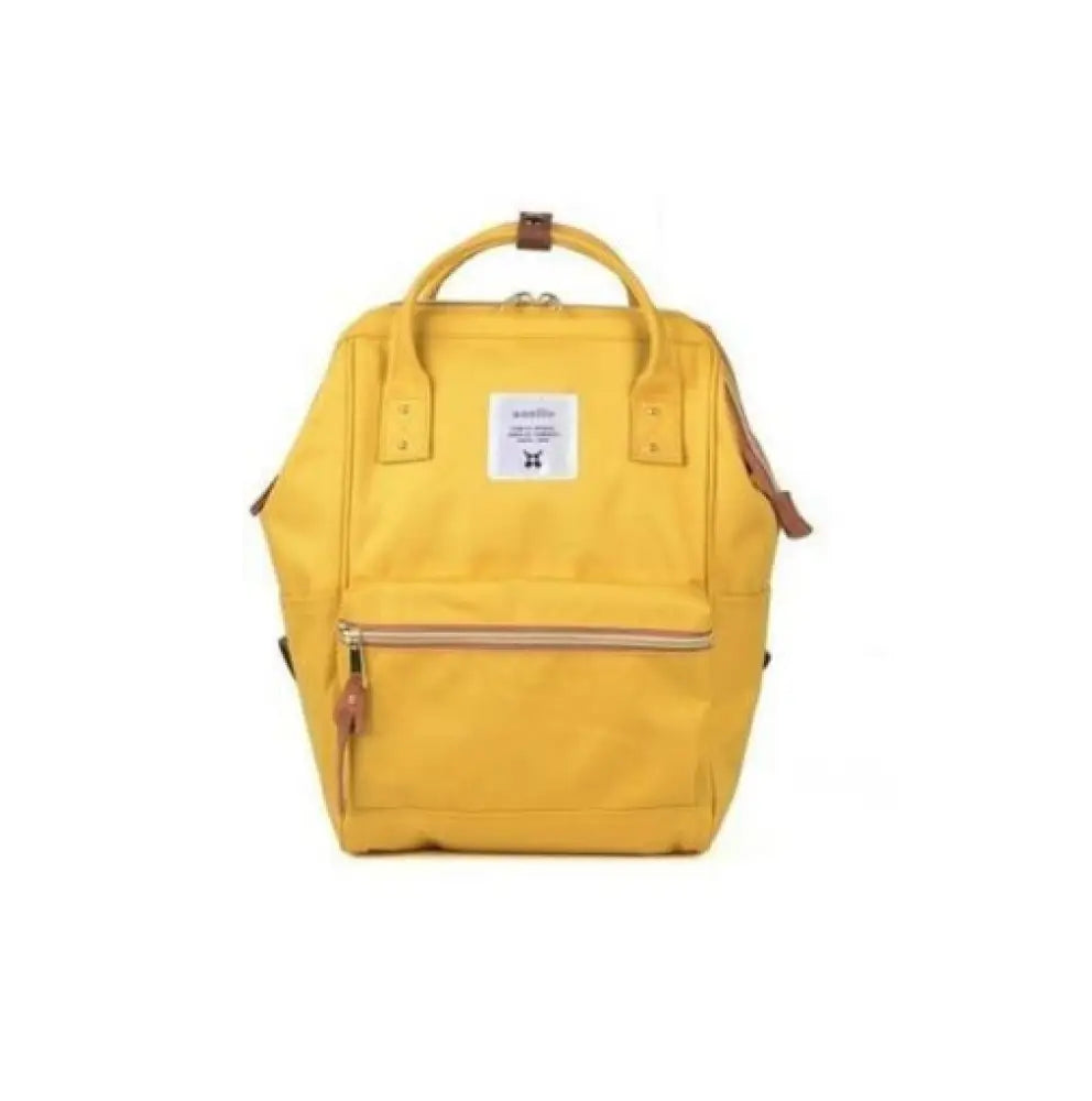 Zipper Rucksack Backpack – Lightweight Canvas Bag 10 Colors 15in