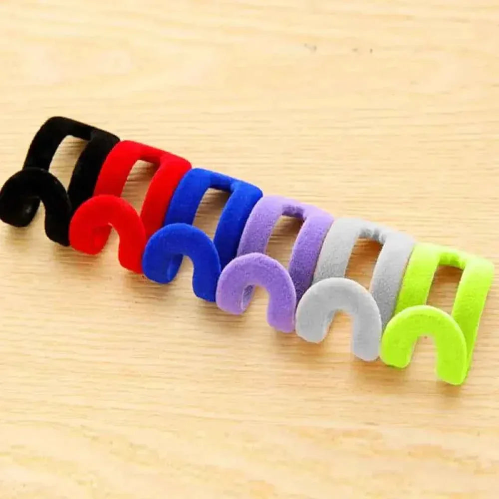 10 Pcs Mini Flocking Clothes Hanger