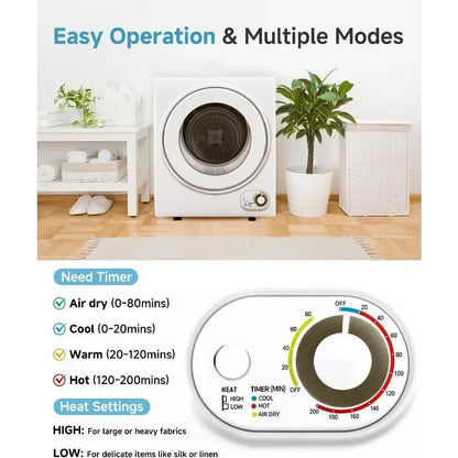 110V Portable Clothes Dryer