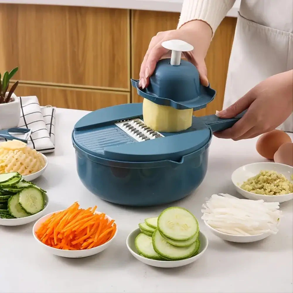 12-in-1 Vegetable Chopper & Slicer