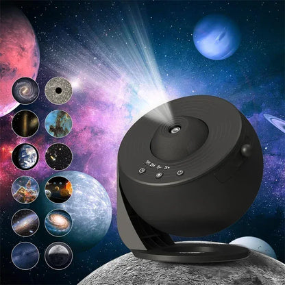 13-in-1 Planetarium Galaxy Projector HD Starry Sky Ceiling Night Light - Ninjanew