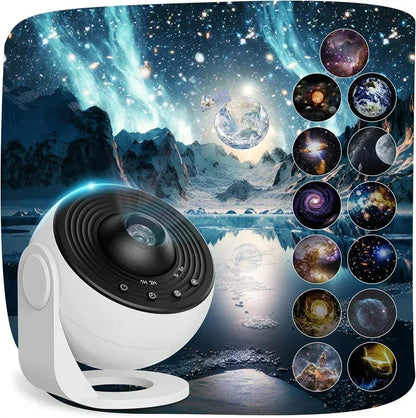 13-in-1 Planetarium Galaxy Projector HD Starry Sky Ceiling Night Light - Ninjanew