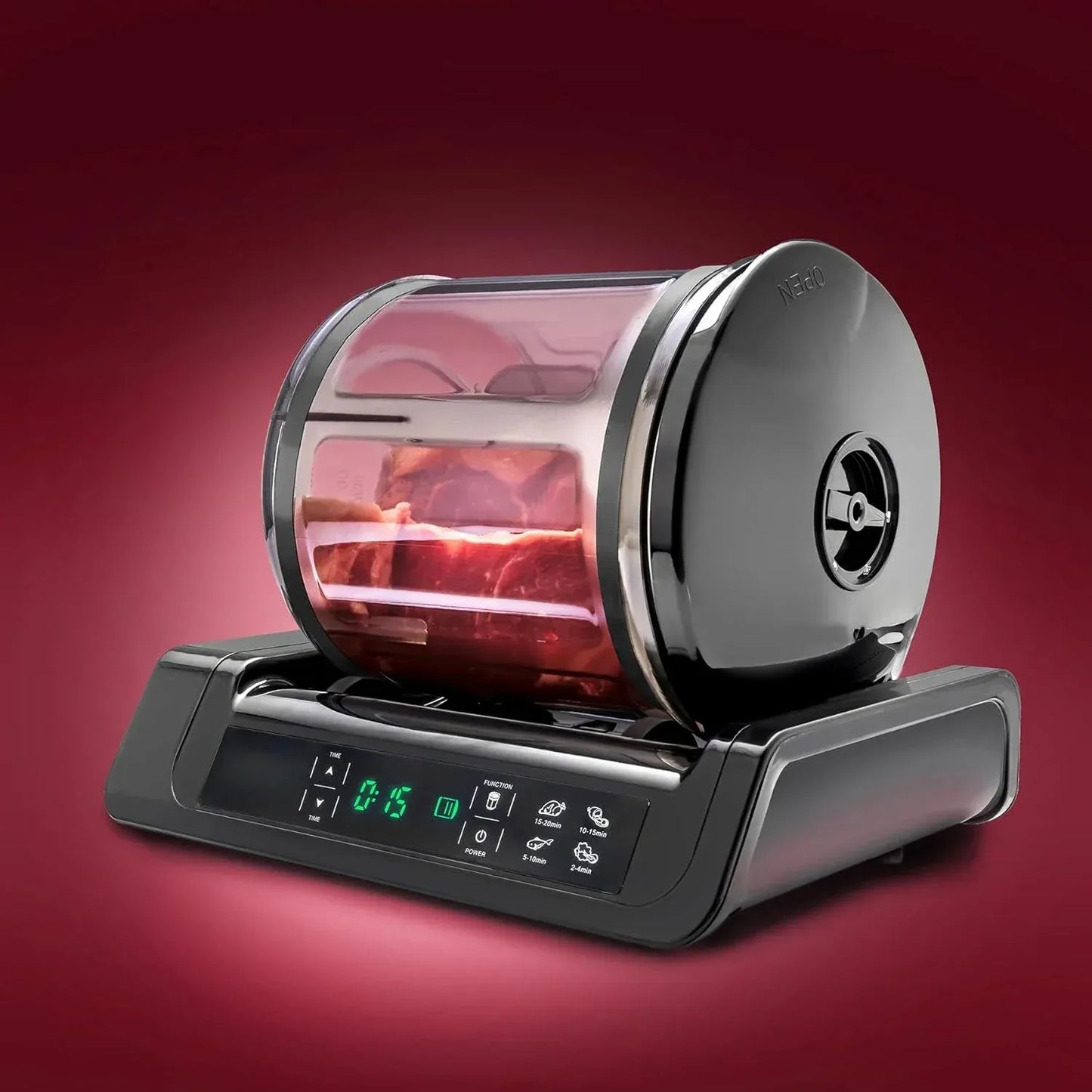 15-Minute Vacuum Tumbler Marinator | super Fast Meat & Vegetable Infusion System