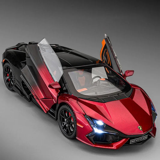 1:24 Rambo Revuelto Die-Cast Model Car Alloy Four-Door Sports Car Toy - Ninjanew