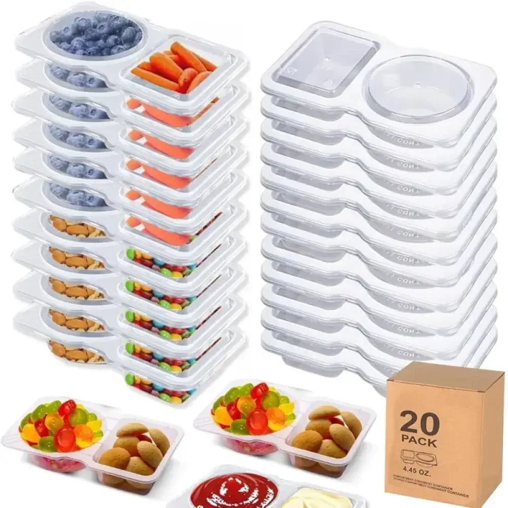 20-Count Stackable Spice Storage Jars | BPA-Free Airtight Containers with Full Label Kit - Ninjanew