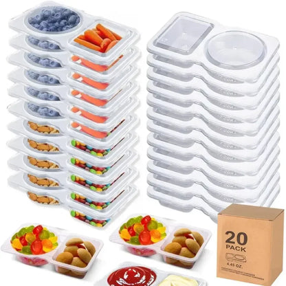20-Count Stackable Spice Storage Jars | BPA-Free Airtight Containers with Full Label Kit - Ninjanew