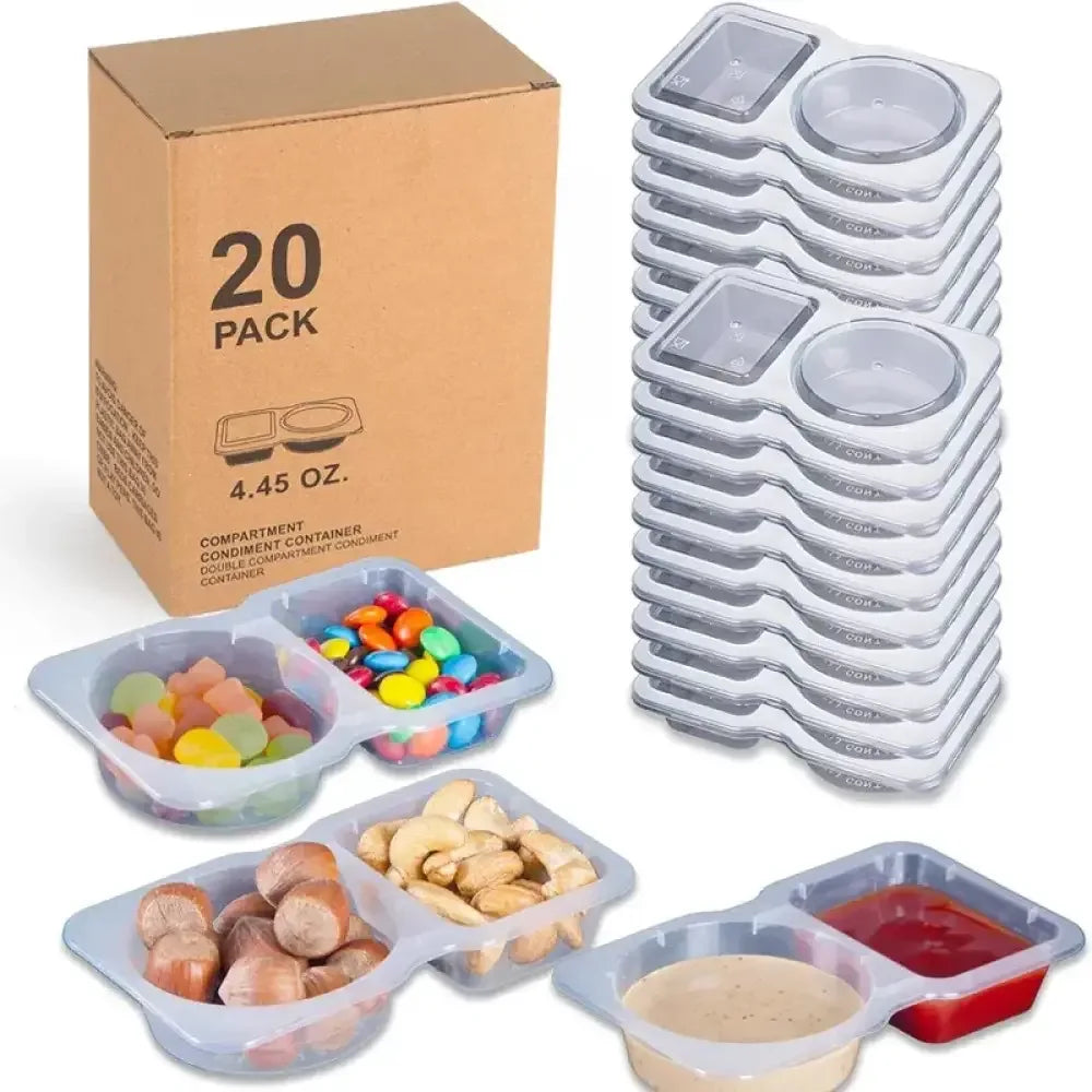 20-Count Stackable Spice Storage Jars | BPA-Free Airtight Containers with Full Label Kit - Ninjanew