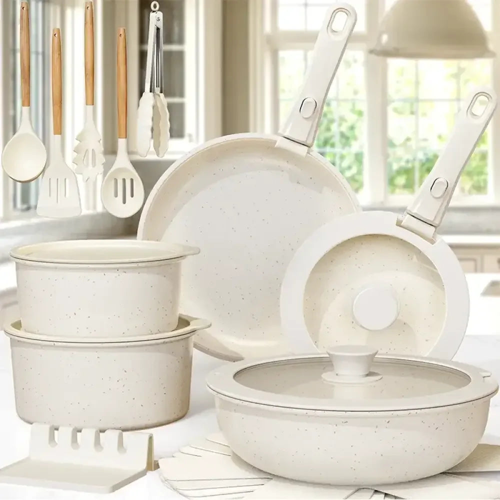 21-Piece Non-Stick Ceramic Cookware Set - Ninjanew