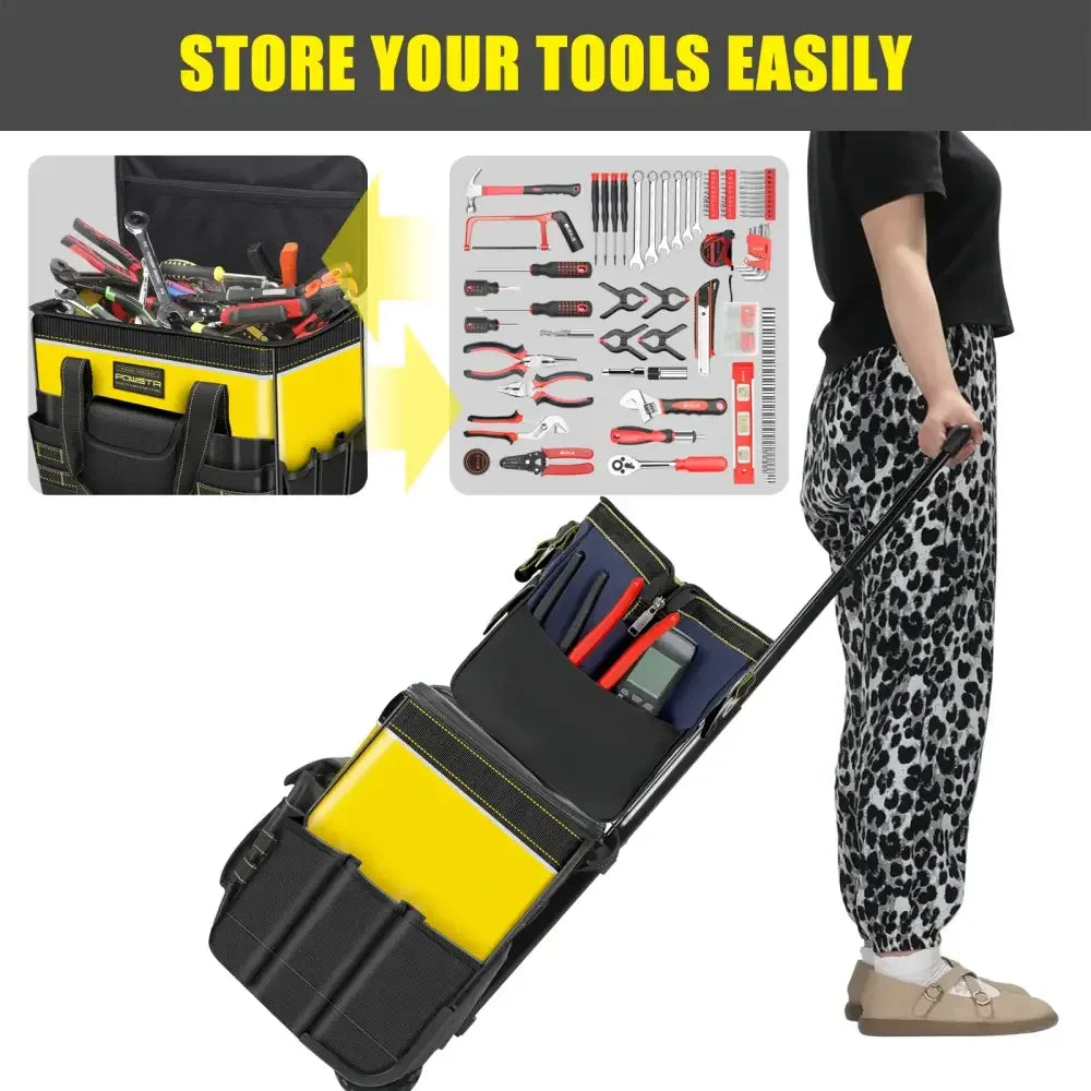 21" Rolling Tool Bag with Wheels - Ninjanew