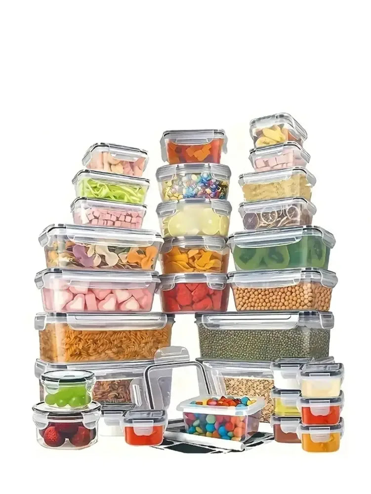 24-Piece Ultimate Food Storage Container Set | Reusable, Leakproof & Complete with Labels/Pens - Ninjanew
