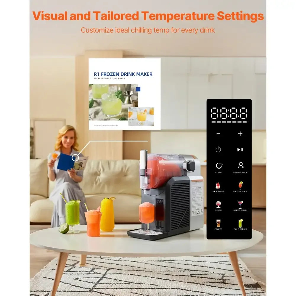 2L Slushie & Margarita Machine | No Ice Needed, Self-Cleaning, 6 Preset Programs for Home - Ninjanew