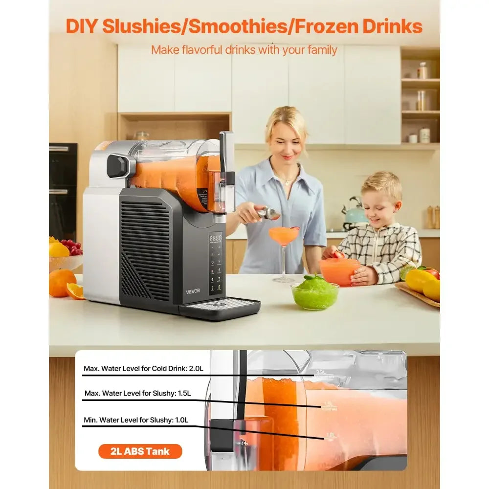 2L Slushie & Margarita Machine | No Ice Needed, Self-Cleaning, 6 Preset Programs for Home - Ninjanew