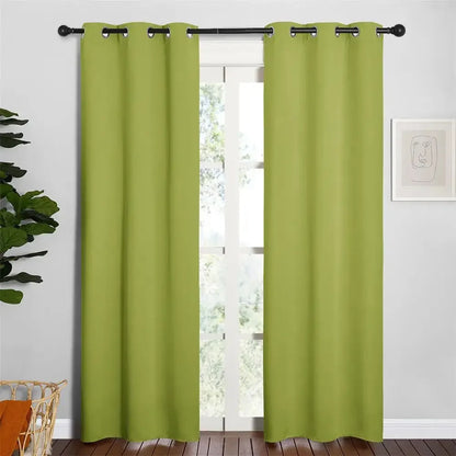 2Pcs Modern Blackout Curtains for Living Room - Ninjanew
