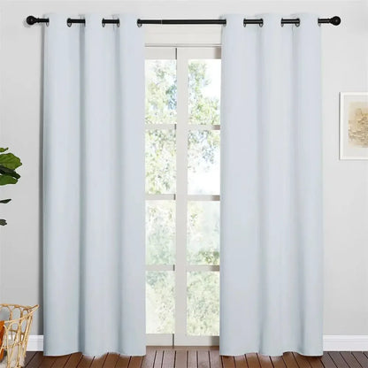 2Pcs Modern Blackout Curtains for Living Room - Ninjanew