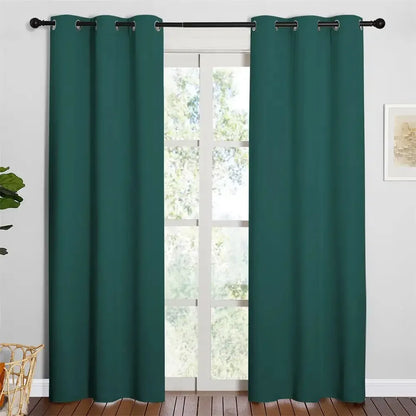 2Pcs Modern Blackout Curtains for Living Room - Ninjanew