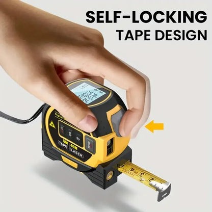 3 In 1 Digital Laser Tape High Precision Rangefinder Measuring Tool - Ninjanew