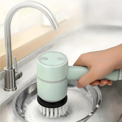 3-in-1 Electric Spin Scrubber Cordless Handheld Power Cleaning Brush - Ninjanew