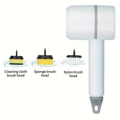 3-in-1 Electric Spin Scrubber Cordless Handheld Power Cleaning Brush - Ninjanew